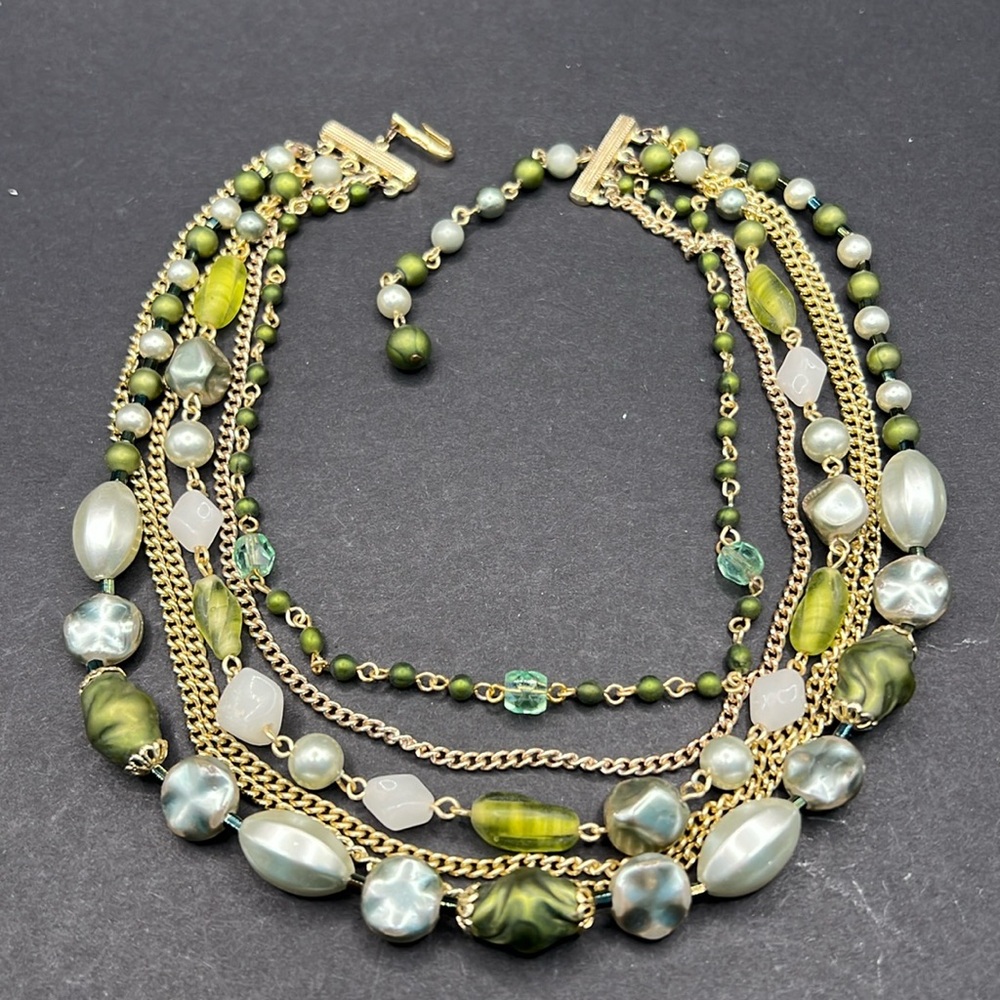 Vintage Japan beaded necklace